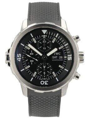 IWC Aquatimer Black Dial Stainless Steel 44mm Automatic Men’s Watch